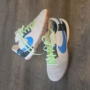 Nike Streetgato Black Purple Indoor Soccer Shoe DC8466-143 Men’s Sz 8